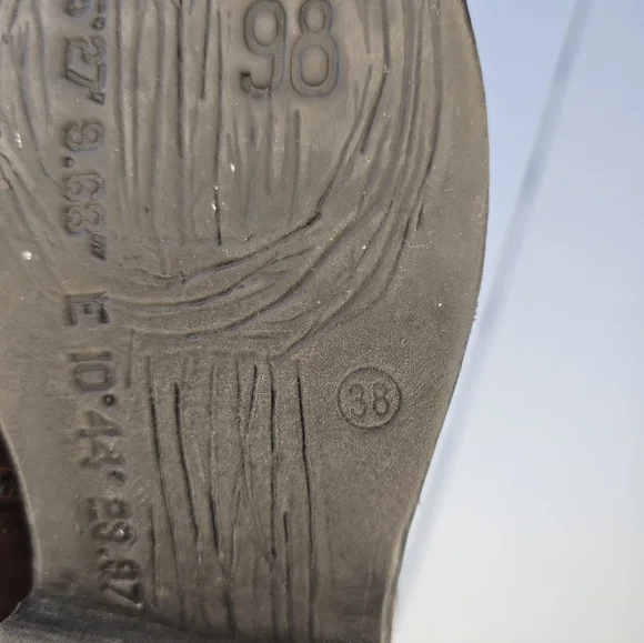 A.S.98 Leather Traver Military Boots Burgundy Women's 7.5-8 Euro 38 - Picture 9 of 12